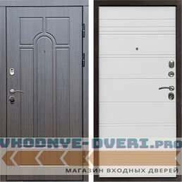 Входная дверь Termo Door Модена венге White Line
