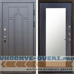 Входная дверь Termo Door Модена венге Зеркало триумф венге
