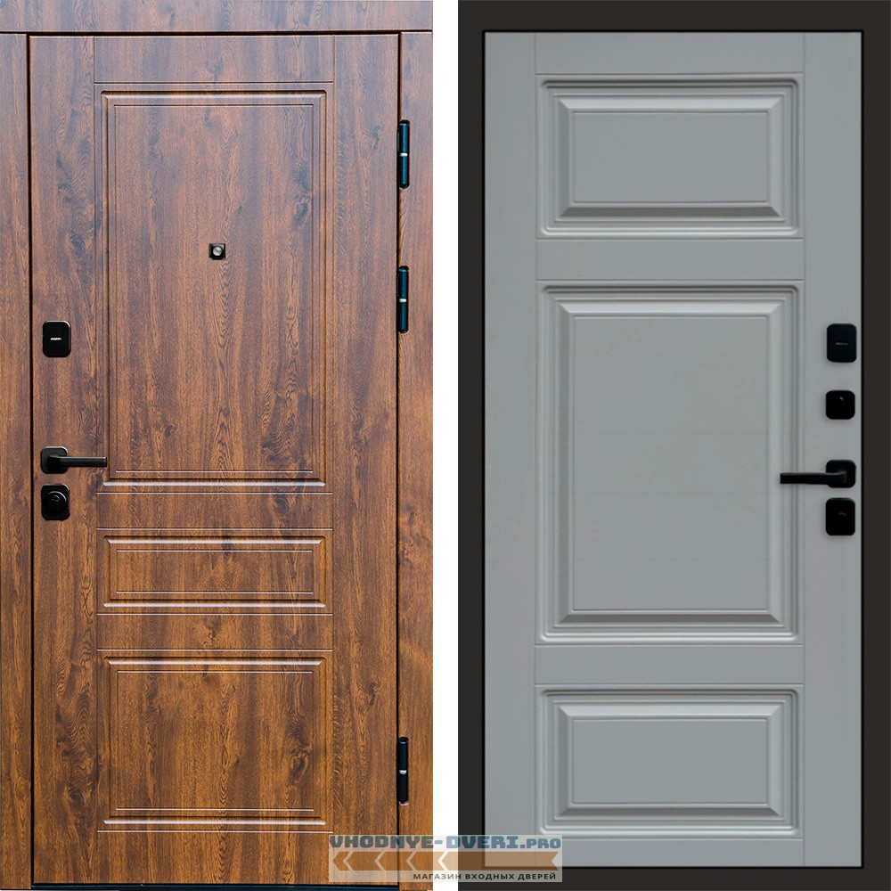 Дверь  Termo Door Орегон дуб Лион Grey софт
