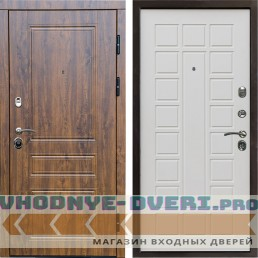 Входная дверь Termo Door Орегон дуб Престиж белый матовый