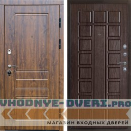 Входная дверь Termo Door Орегон дуб Престиж Венге