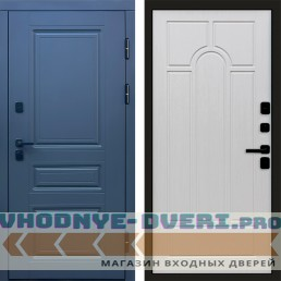Входная дверь Орегон Графит Арка лиственница