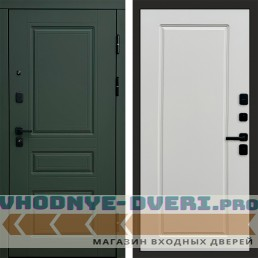 Входная дверь Termo Door Орегон Грин Гранд Слоновая кость