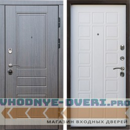Входная дверь Termo Door Орегон венге Престиж Белое дерево (входная)
