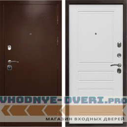 Входная дверь Техно медь Классика Лиственница