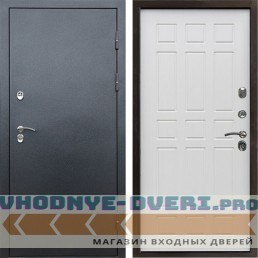 Входная дверь Termo Door Сибирь Антик серебро с терморазрывом Спарта лиственница