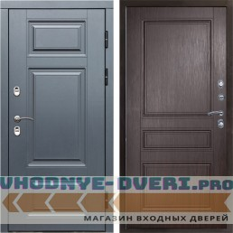 Входная дверь Termo Door Сибирь Термо ПРЕМИУМ Grey Классика Венге