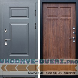 Входная дверь Termo Door Сибирь Термо ПРЕМИУМ Grey Премиум орех