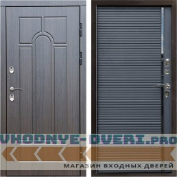 Входная дверь Termo Door Сибирь Термо ПРЕМИУМ Модена Венге Porte black