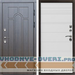 Входная дверь Termo Door Сибирь Термо ПРЕМИУМ Модена Венге White Line