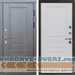 Входная дверь Termo Door Сибирь Термо ПРЕМИУМ Орегон Венге Классика Белый матовый