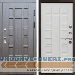 Входная дверь Termo Door Сибирь Термо ПРЕМИУМ Виргиния Венге Престиж белый матовый