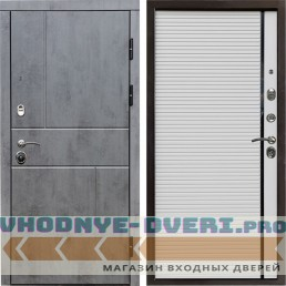 Входная дверь Termo Door Вертикаль бетон Porte white