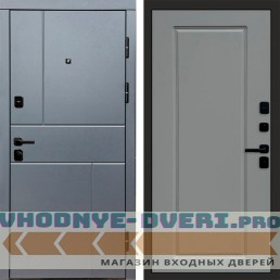 Входная дверь Вертикаль Grey Гранд Grey софт