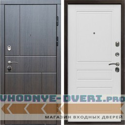 в многоэтажный дом Входная дверь Termo Door Вертикаль венге Классика Лиственница