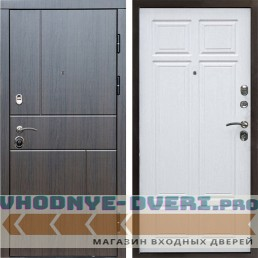 Входная дверь Termo Door Вертикаль венге Премиум лиственница