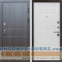 Входная дверь Termo Door Вертикаль венге Спарта лиственница