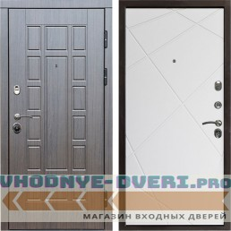Входная дверь Termo Door Виргиния венге Лучи белый