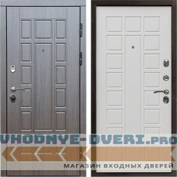 Входная дверь Termo Door Виргиния венге Престиж белый матовый