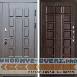 Входная дверь Termo Door Виргиния венге Престиж Венге (наружная)