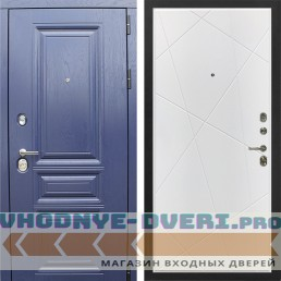 Заводские двери  М600 Альберо ночи - Флитта белая эмаль