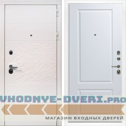 Заводские двери Дэко Белый снег - Доррен Эмалит белая