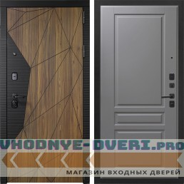 Заводские двери Морро - Стокгольм Эмалит светло-серая