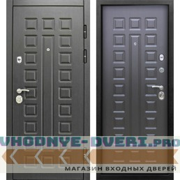 Дверь Сенатор 3К Винорит в цвете венге-венге (улица)