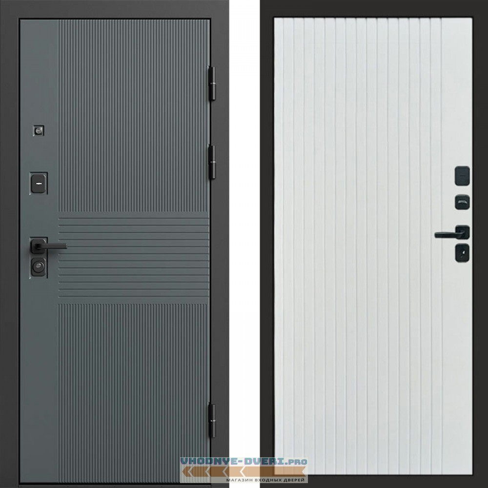 Входная дверь Селект Flat белый софт