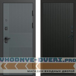 Входная дверь Селект Flat черный кварц