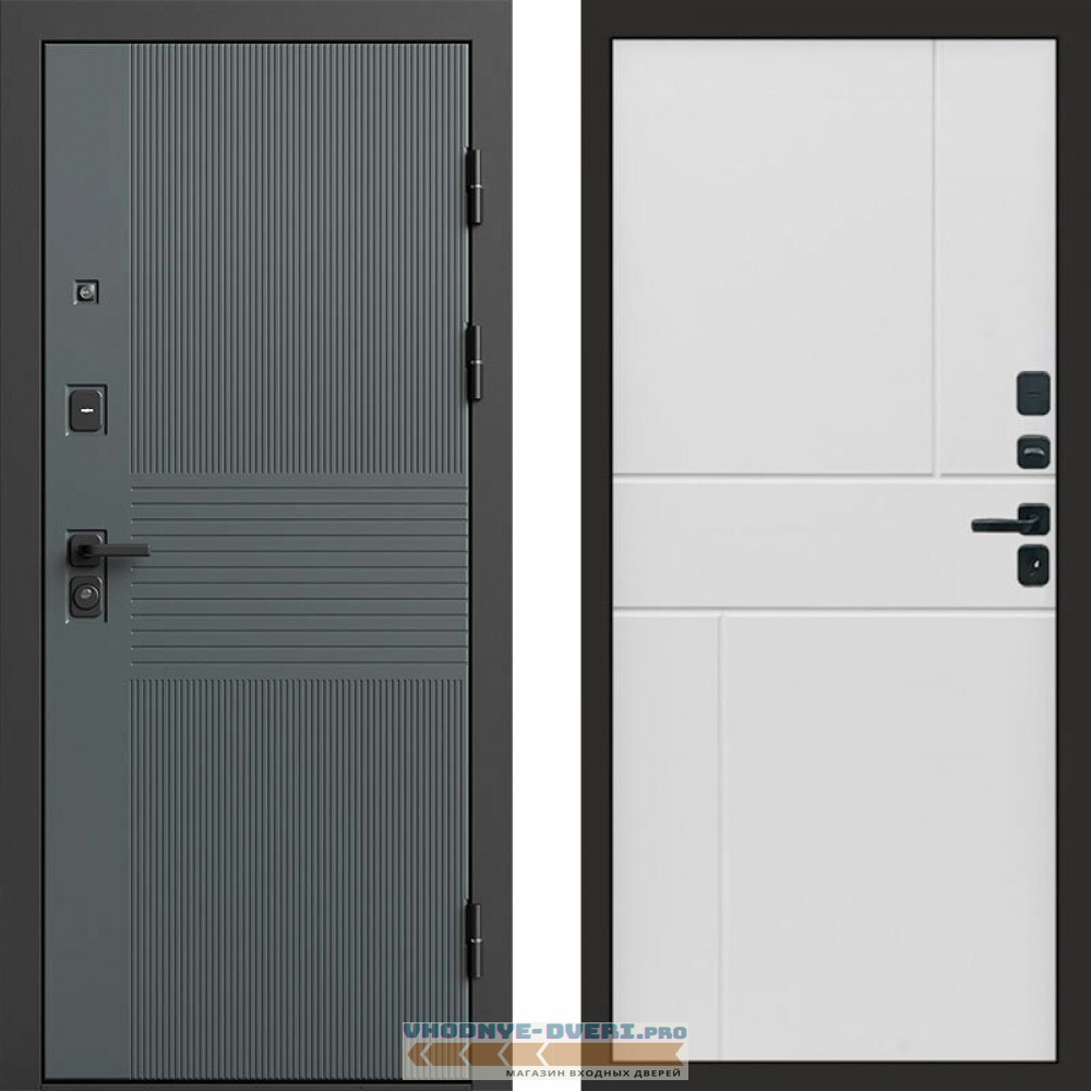 Входная дверь Селект Горизонт белый