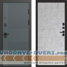 Входная дверь Селект Горизонт бетон светлый