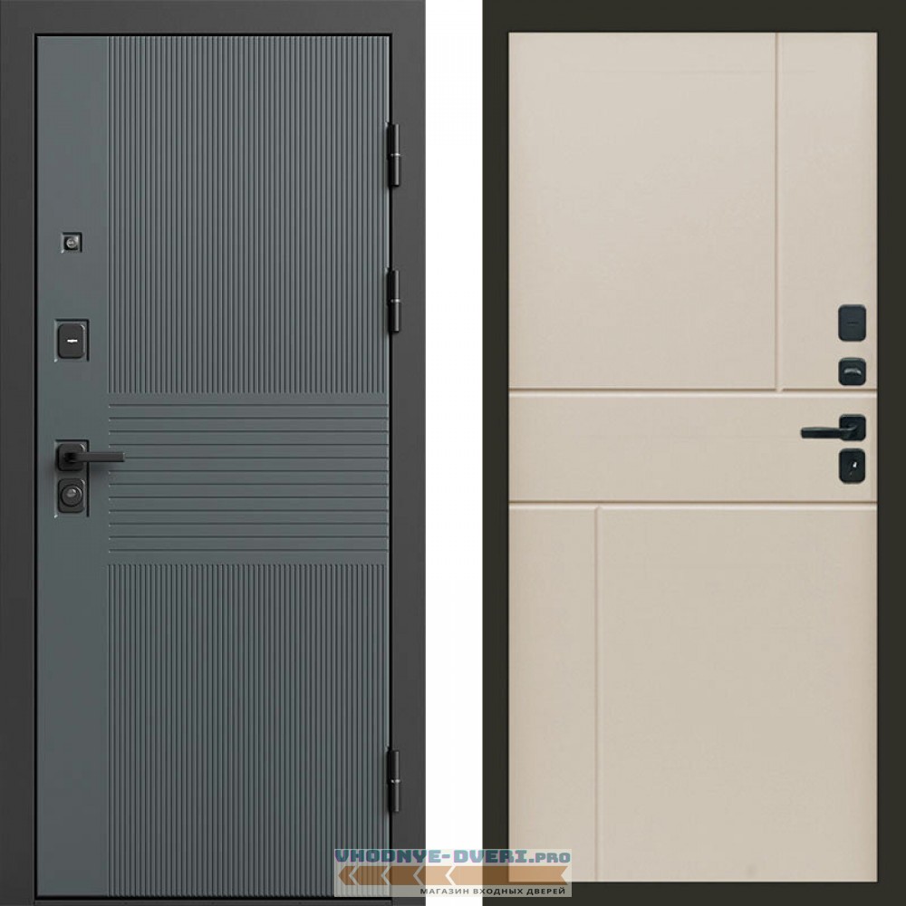 Входная дверь Селект Горизонт слоновая кость