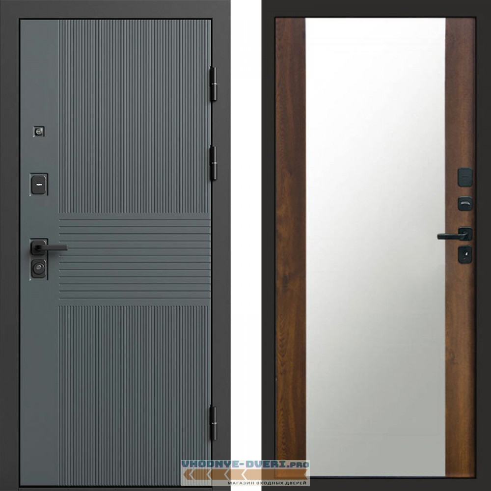 Входная дверь Селект Зеркало дуб