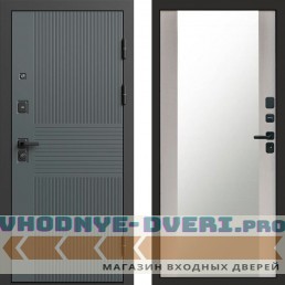 Входная дверь Селект Зеркало лиственница