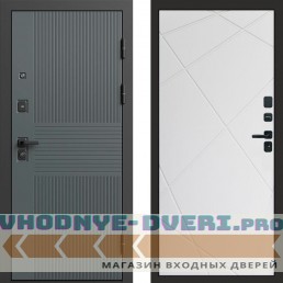 Входная дверь Селект Лучи белый