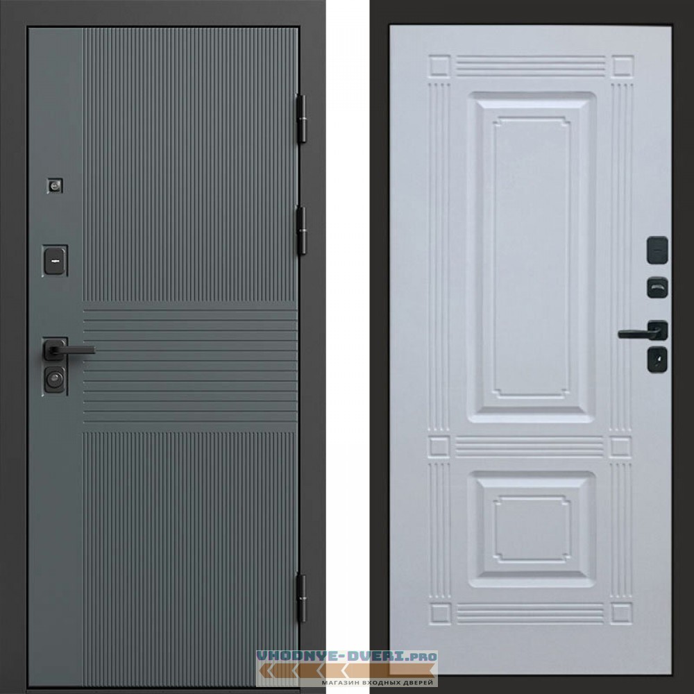 Входная дверь Селект Мадрид белый софт