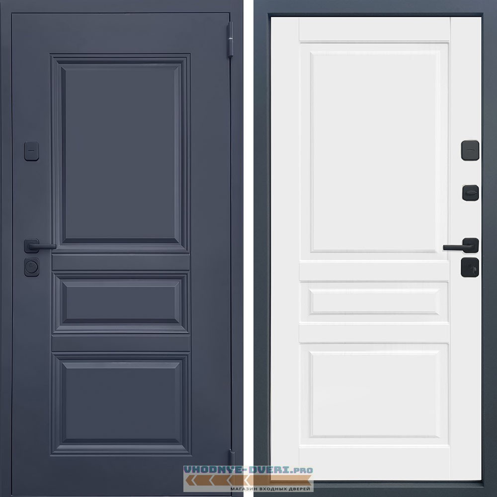 Входная дверь Адванс Термо 4К 7024 Белый матовый