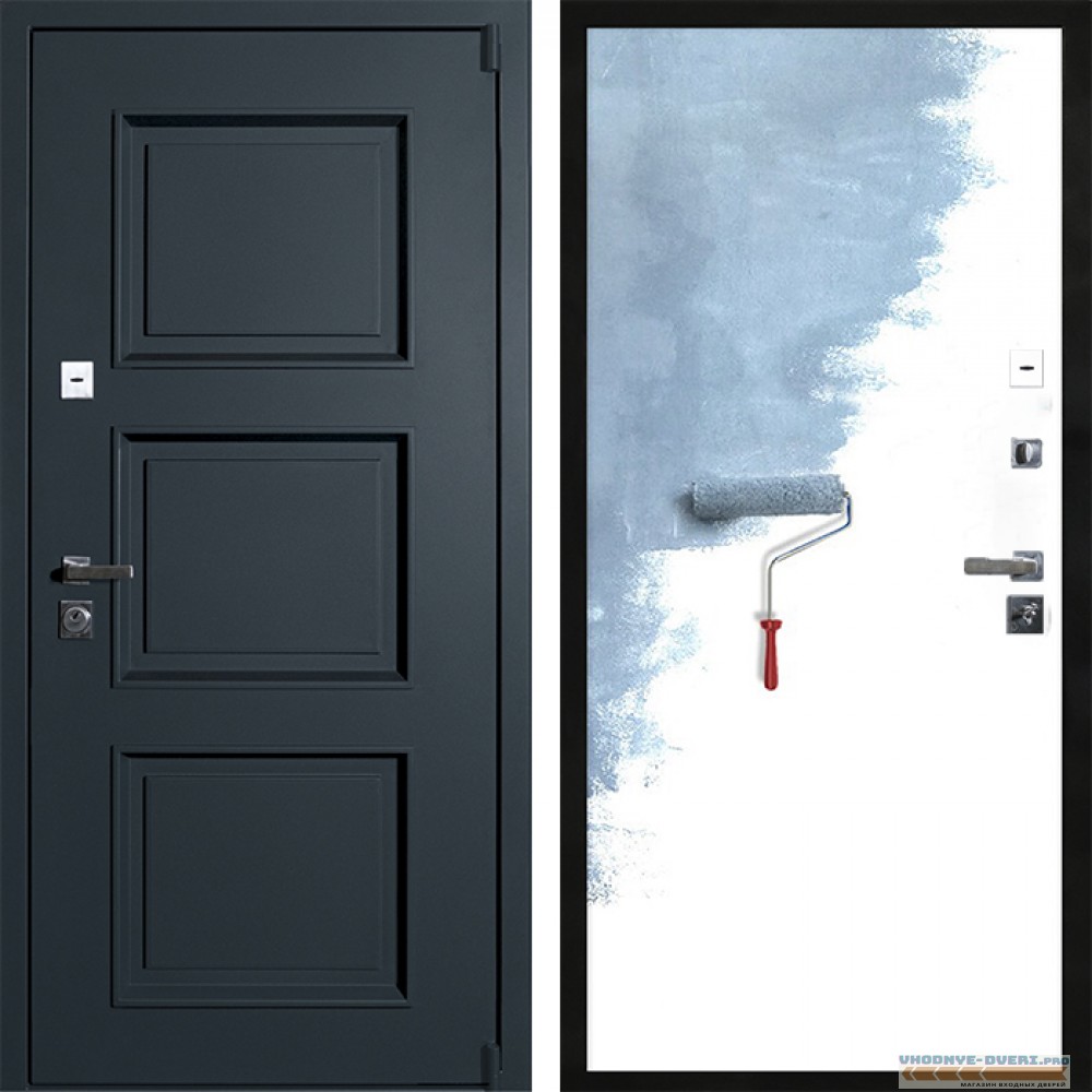 Входная дверь АРМА Оптима Термо 02 Грунт под покраску