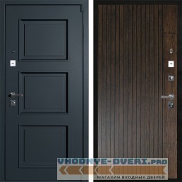 Входная дверь АРМА Оптима 24 Дуб антик + патина черная