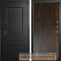 Входная дверь АРМА Сургут Термо 24 Дуб антик + патина черная