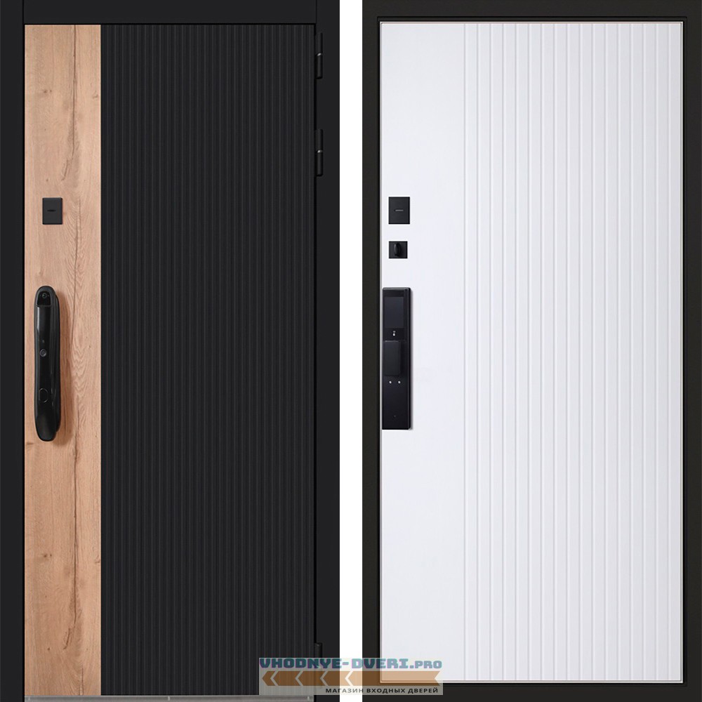   Стальная дверь «Конструктор» (биометрический замок Smart lock DZ 888)