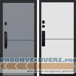 Стальная дверь "Бриг" (биометрический замок Smart lock DZ 888)