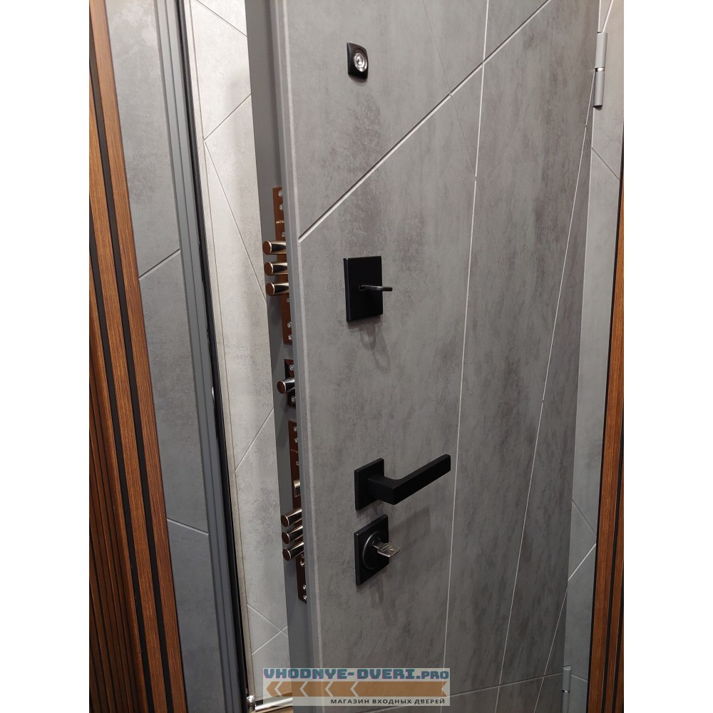 Входная металлическая Дверь АСД "Дуэт Б" с зеркалом