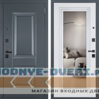 Входная стальная дверь «Интер с зеркалом»