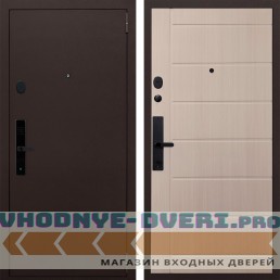 Стальная дверь "Комфорт" (биометрический замок Smart lock R06)