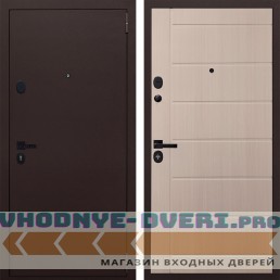 Стальная дверь "Комфорт" (умная электронная дверная ручка Smart lock T888 Черная)