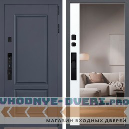 Стальная дверь "Ledo" с зеркалом (биометрический замок Smart lock К06) Стальная дверь "Ledo" с зеркалом (биометрический замок Smart lock К06)