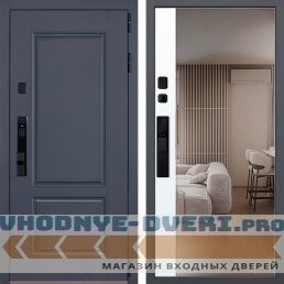 Стальная дверь "Ledo" с зеркалом (биометрический замок Smart lock Y23) Стальная дверь "Ledo" с зеркалом (биометрический замок Smart lock Y23)