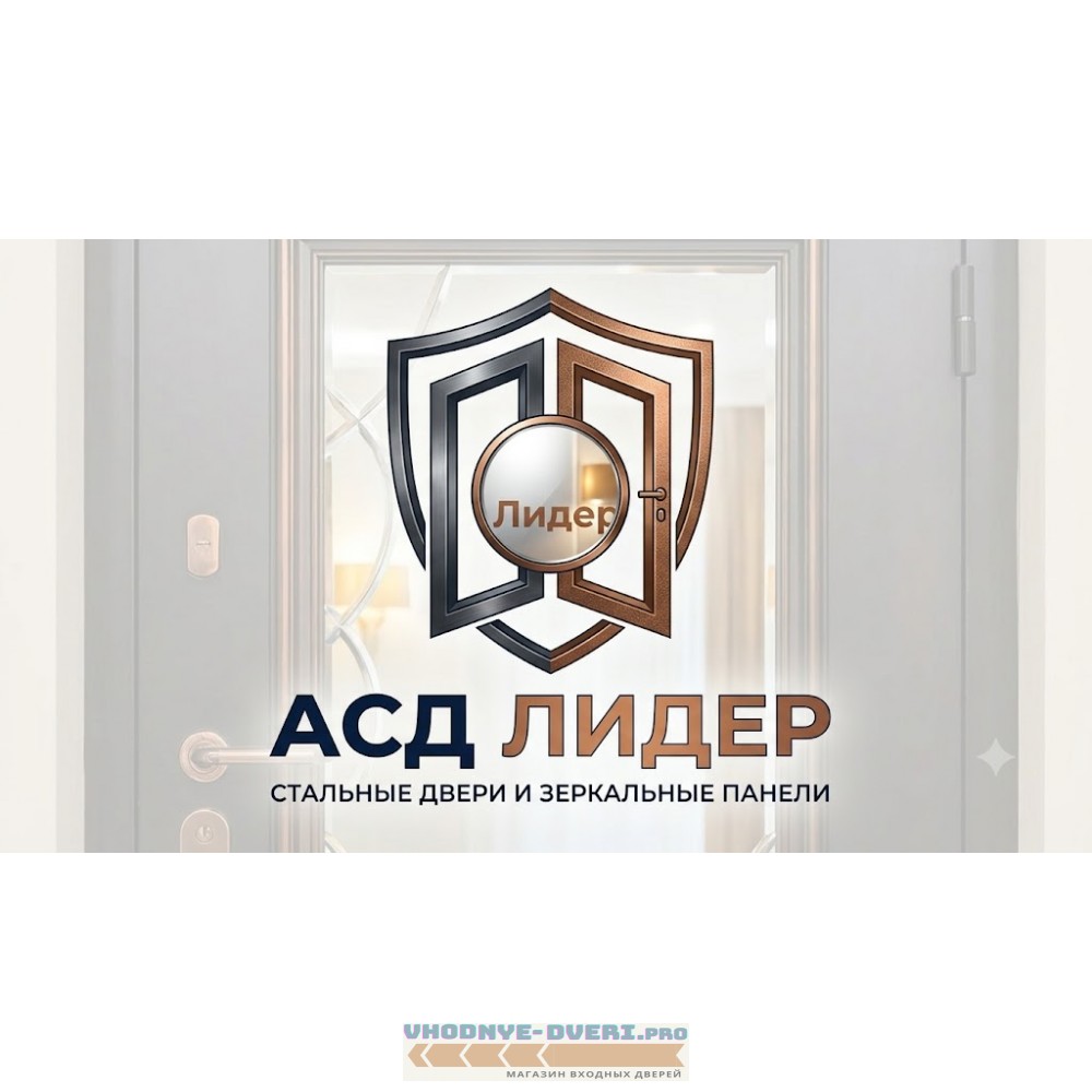 Входная дверь АСД Лидер с зеркалом